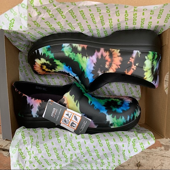 Crocs at Work Neria Pro II Black Multi Clog - Picture 3 of 13